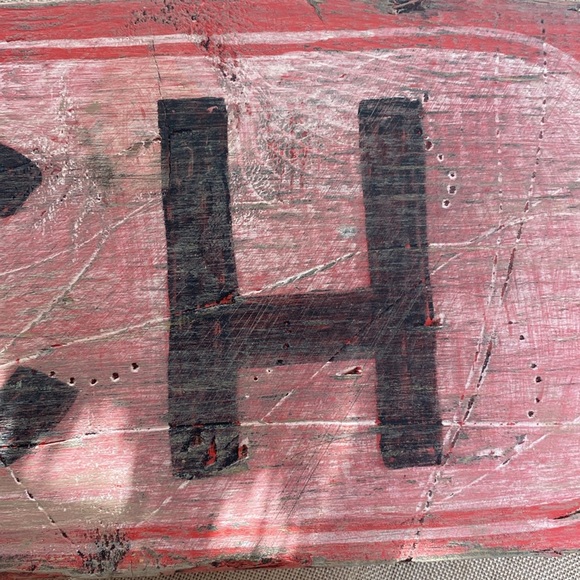 100% Artist Painted by Hand Wooden Beach Sign Tropical Wall Decor One of a Kind - Picture 6 of 10